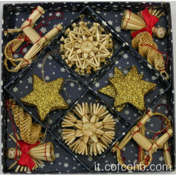 Ornamento d&#39;oro dell&#39;albero di Natale